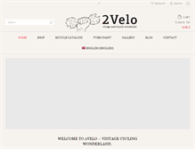 Tablet Screenshot of 2velo.com